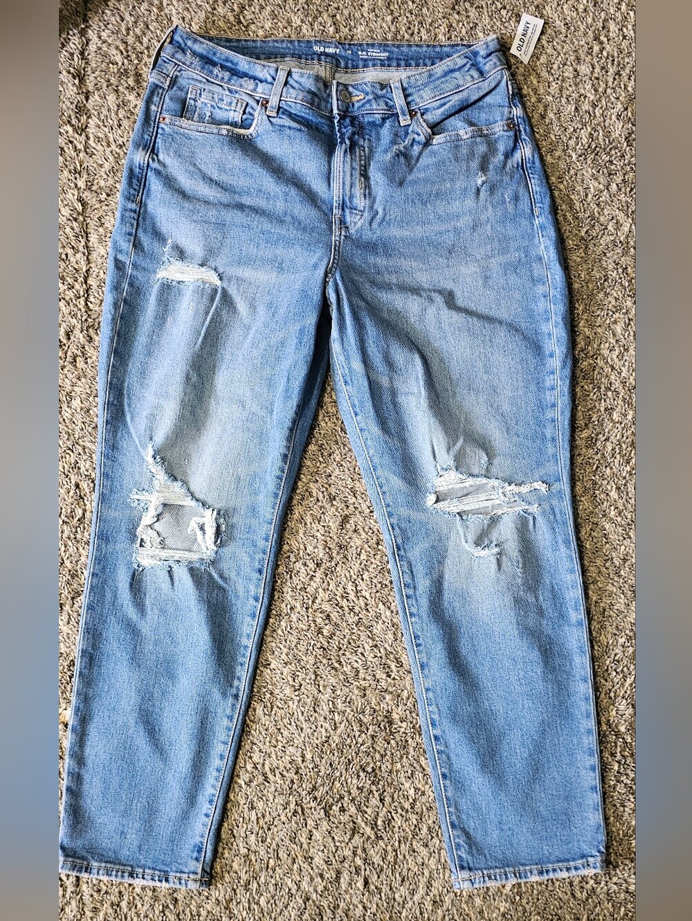Old Navy Distressed Light Blue Women’s Jeans